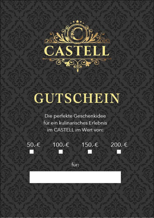 Gutschein von Castell